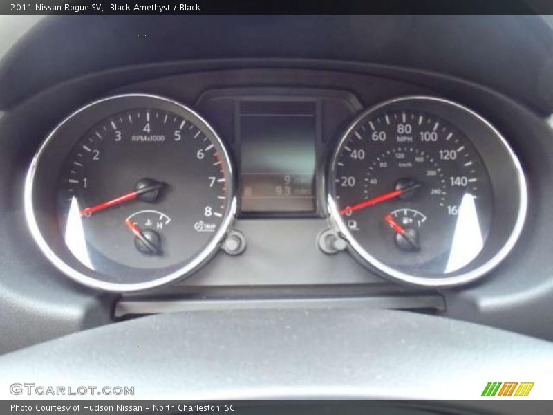 Black Amethyst / Black 2011 Nissan Rogue SV