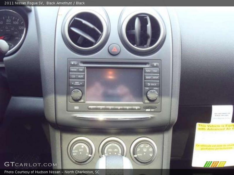 Black Amethyst / Black 2011 Nissan Rogue SV