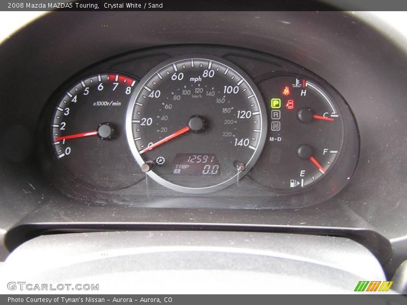 Crystal White / Sand 2008 Mazda MAZDA5 Touring