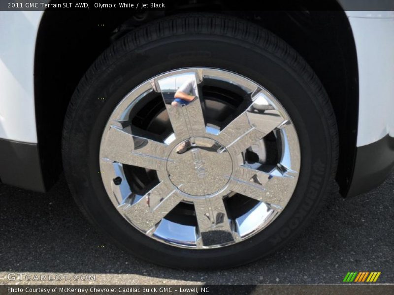 Olympic White / Jet Black 2011 GMC Terrain SLT AWD