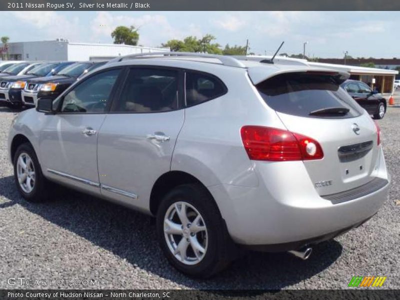 Silver Ice Metallic / Black 2011 Nissan Rogue SV
