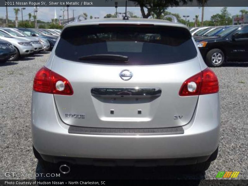 Silver Ice Metallic / Black 2011 Nissan Rogue SV