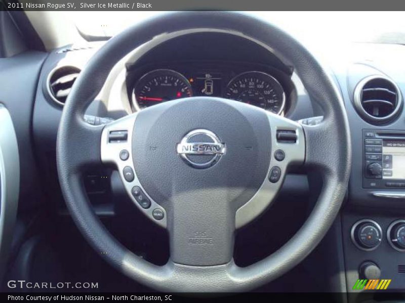 Silver Ice Metallic / Black 2011 Nissan Rogue SV