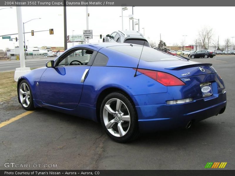 Daytona Blue Metallic / Frost 2004 Nissan 350Z Touring Coupe