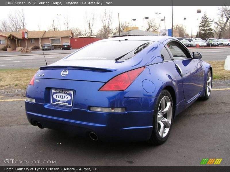 Daytona Blue Metallic / Frost 2004 Nissan 350Z Touring Coupe