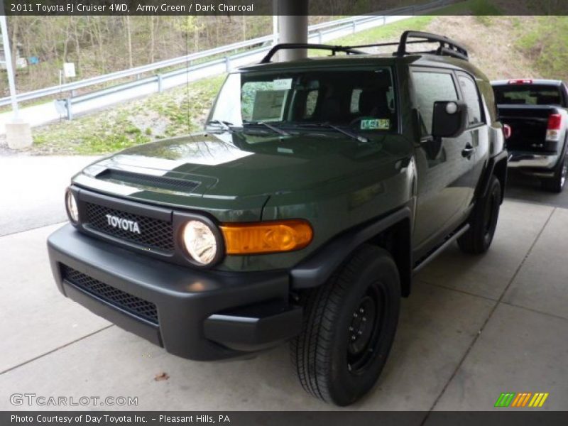 Army Green / Dark Charcoal 2011 Toyota FJ Cruiser 4WD