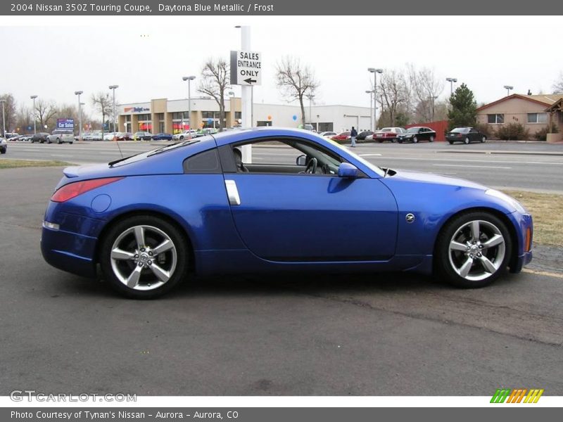 Daytona Blue Metallic / Frost 2004 Nissan 350Z Touring Coupe