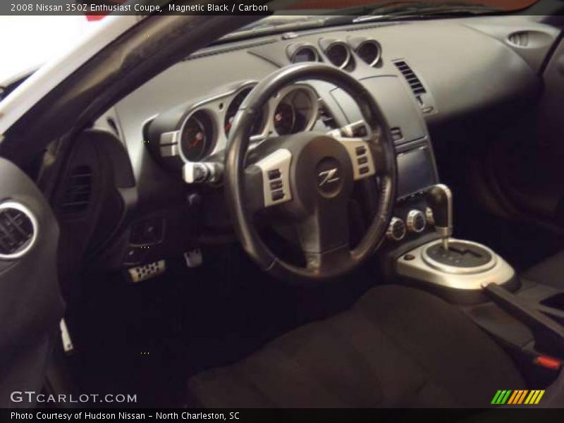 Magnetic Black / Carbon 2008 Nissan 350Z Enthusiast Coupe