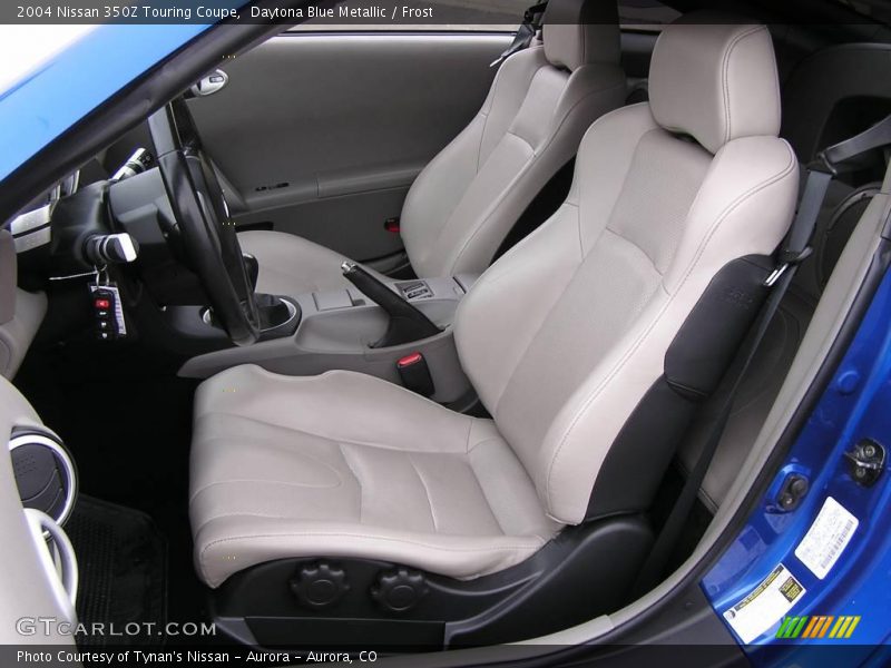 Daytona Blue Metallic / Frost 2004 Nissan 350Z Touring Coupe