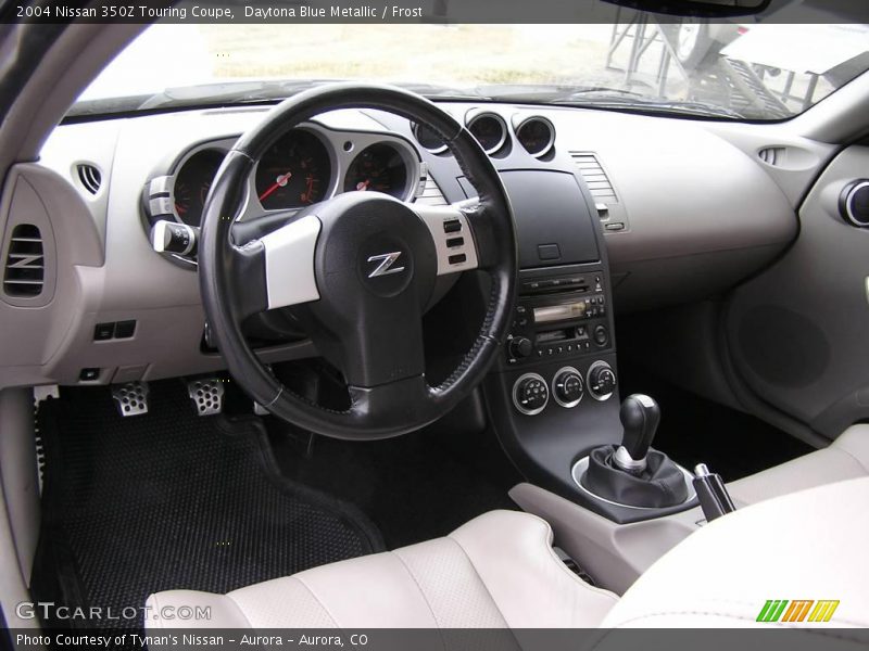 Daytona Blue Metallic / Frost 2004 Nissan 350Z Touring Coupe