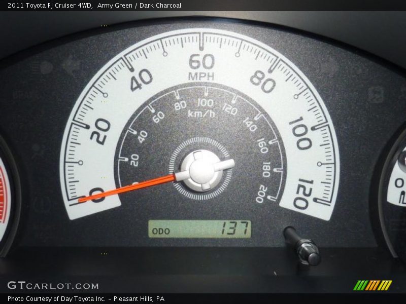 Army Green / Dark Charcoal 2011 Toyota FJ Cruiser 4WD