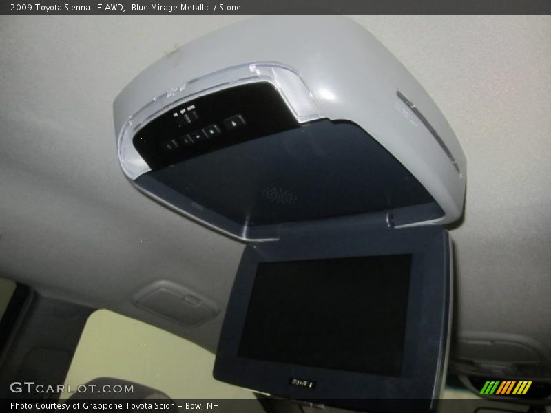Blue Mirage Metallic / Stone 2009 Toyota Sienna LE AWD