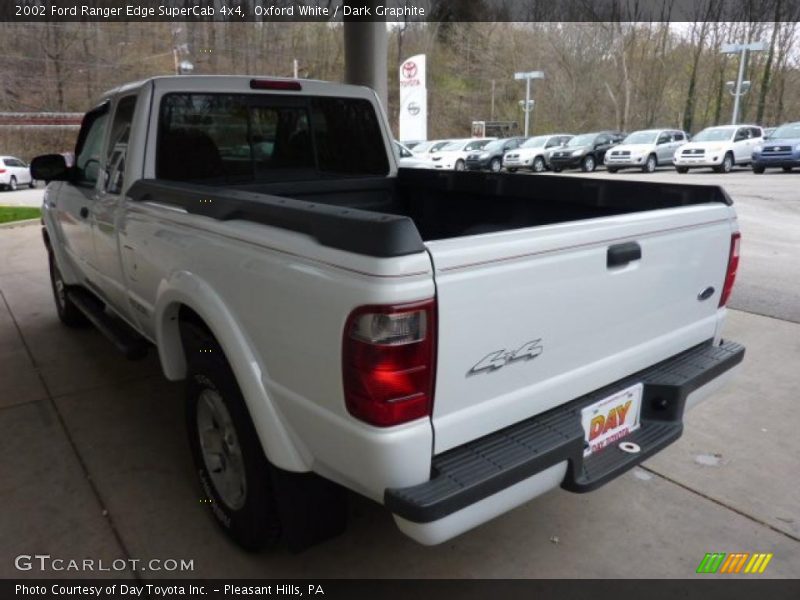 Oxford White / Dark Graphite 2002 Ford Ranger Edge SuperCab 4x4