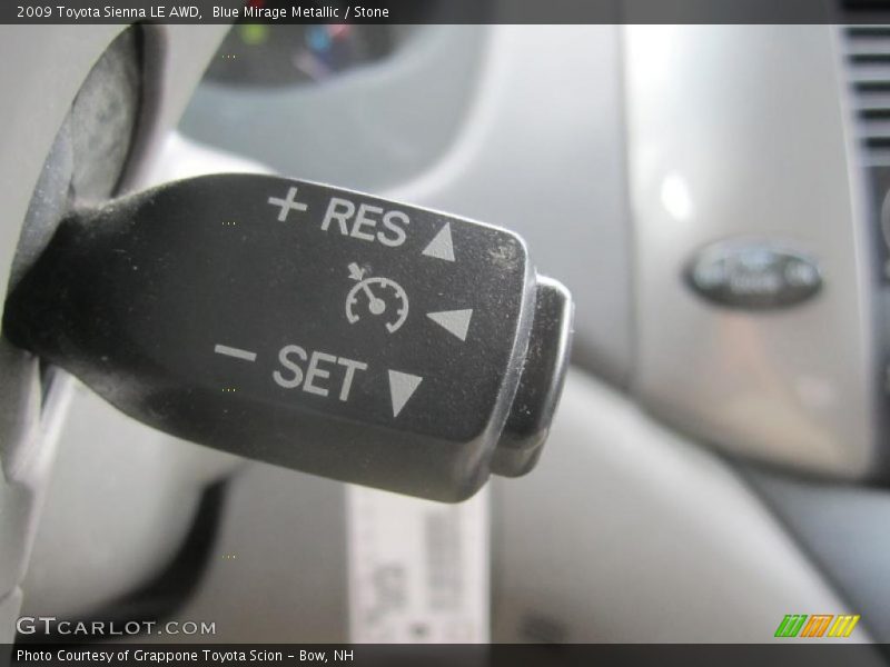 Blue Mirage Metallic / Stone 2009 Toyota Sienna LE AWD