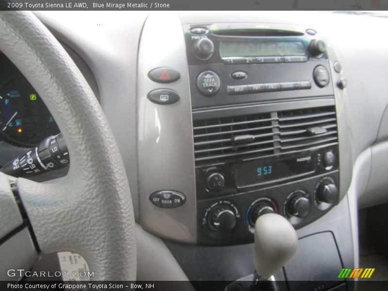 Blue Mirage Metallic / Stone 2009 Toyota Sienna LE AWD