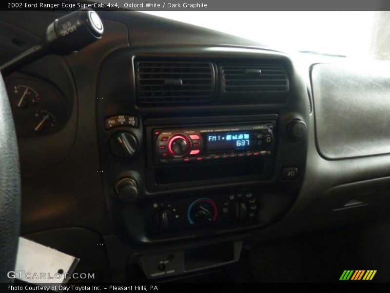 Oxford White / Dark Graphite 2002 Ford Ranger Edge SuperCab 4x4