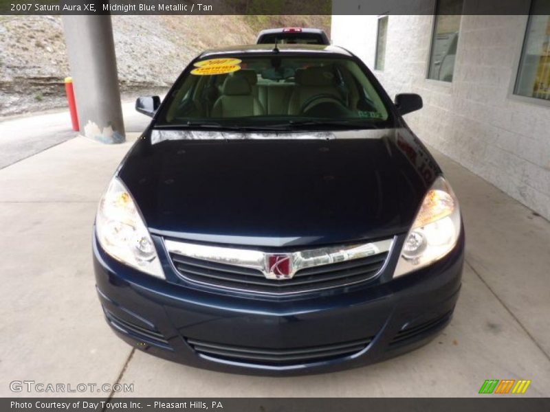 Midnight Blue Metallic / Tan 2007 Saturn Aura XE