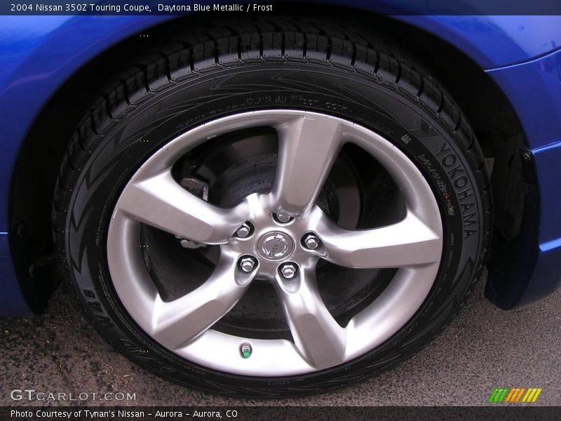 Daytona Blue Metallic / Frost 2004 Nissan 350Z Touring Coupe