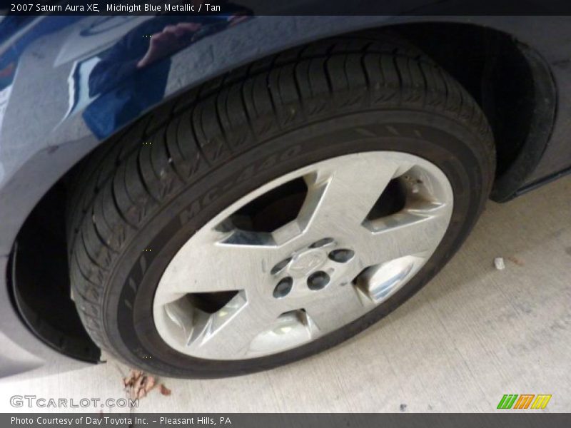 Midnight Blue Metallic / Tan 2007 Saturn Aura XE