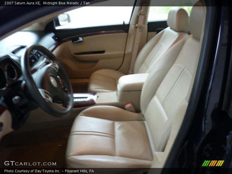 Midnight Blue Metallic / Tan 2007 Saturn Aura XE