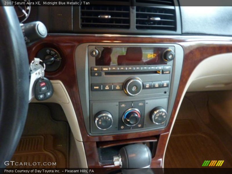 Midnight Blue Metallic / Tan 2007 Saturn Aura XE