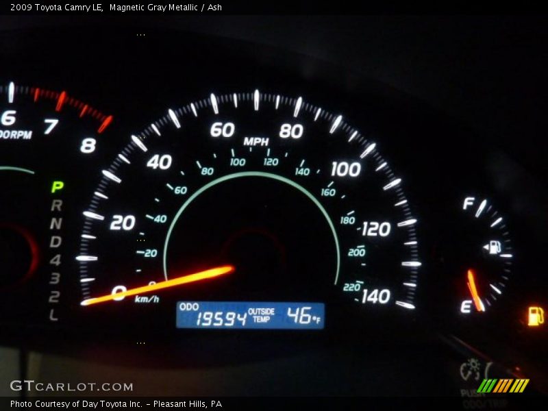 Magnetic Gray Metallic / Ash 2009 Toyota Camry LE