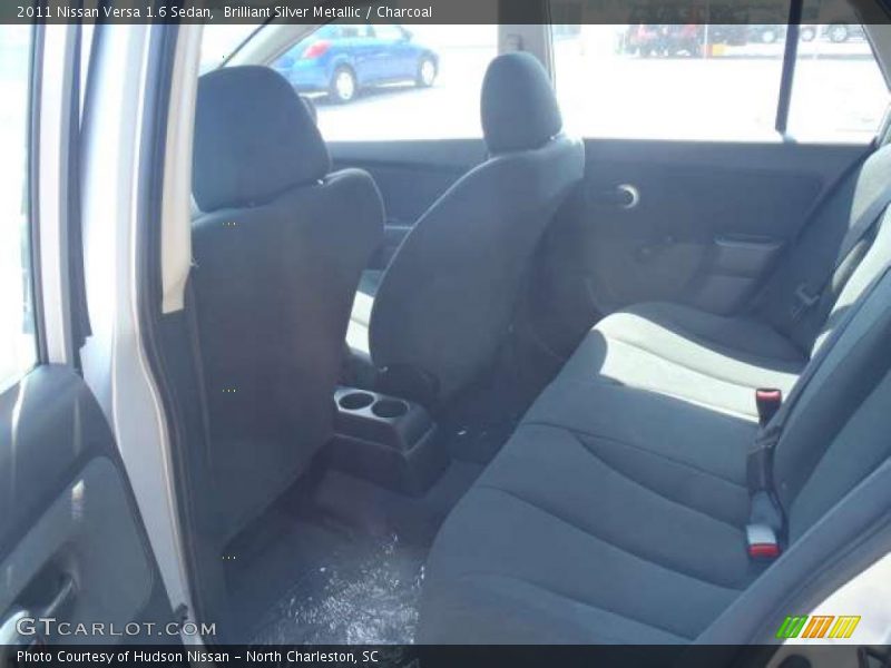 Brilliant Silver Metallic / Charcoal 2011 Nissan Versa 1.6 Sedan