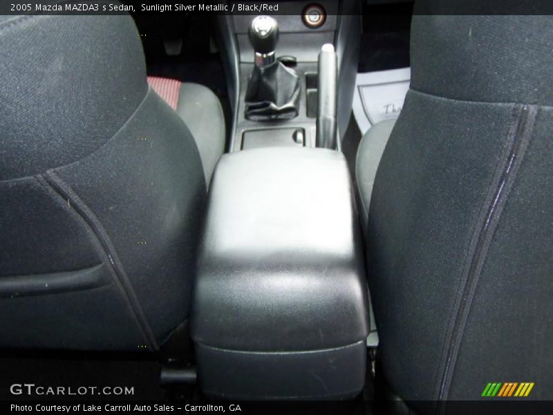 Sunlight Silver Metallic / Black/Red 2005 Mazda MAZDA3 s Sedan