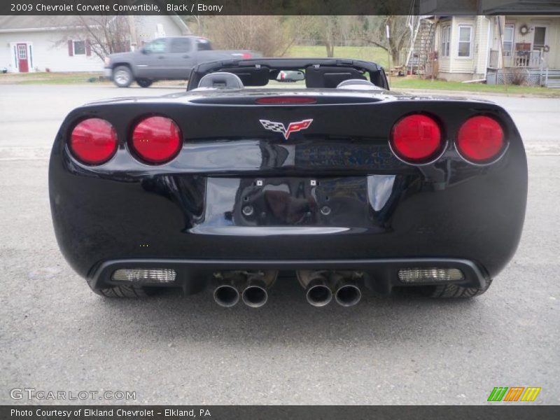 Black / Ebony 2009 Chevrolet Corvette Convertible