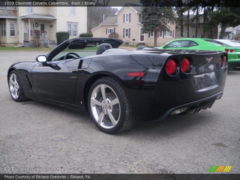  2009 Corvette Convertible Black