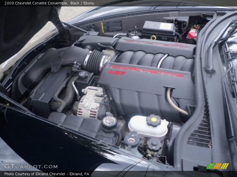  2009 Corvette Convertible Engine - 6.2 Liter OHV 16-Valve LS3 V8