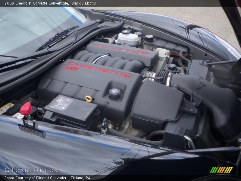  2009 Corvette Convertible Engine - 6.2 Liter OHV 16-Valve LS3 V8