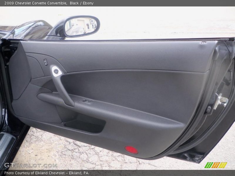 Black / Ebony 2009 Chevrolet Corvette Convertible