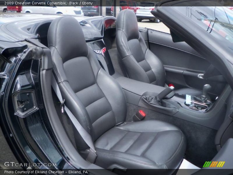 Black / Ebony 2009 Chevrolet Corvette Convertible