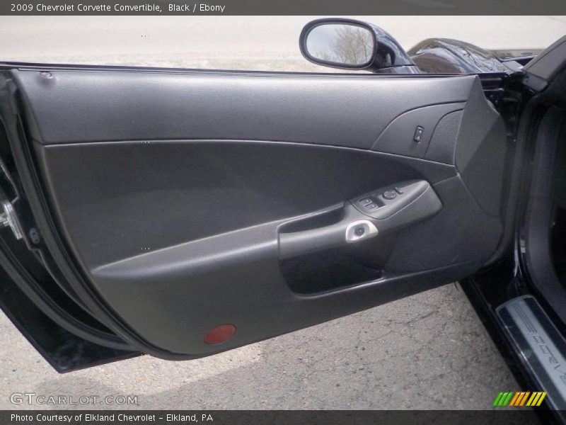 Black / Ebony 2009 Chevrolet Corvette Convertible
