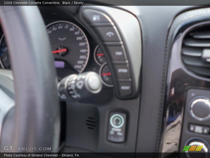 Black / Ebony 2009 Chevrolet Corvette Convertible