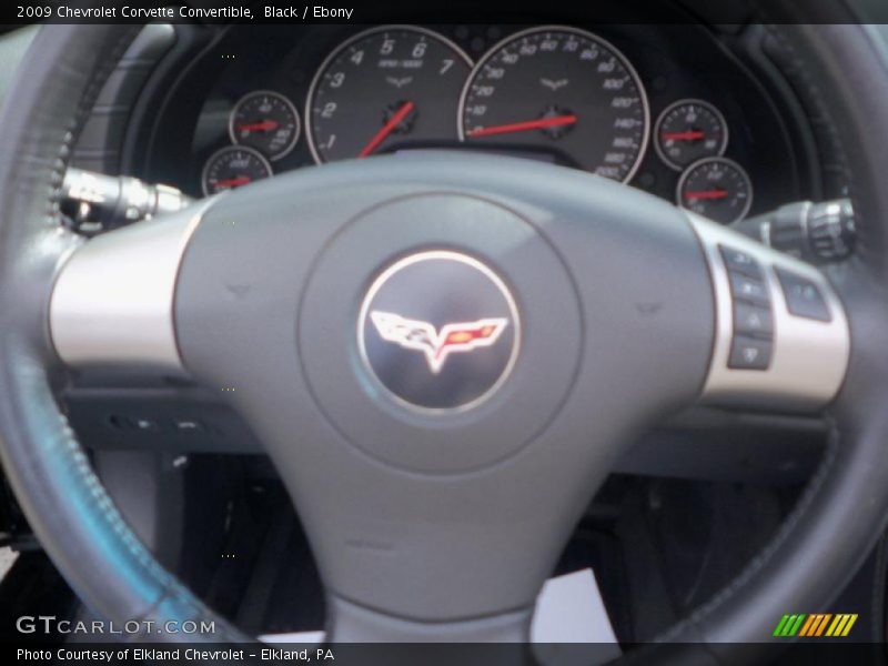 Black / Ebony 2009 Chevrolet Corvette Convertible