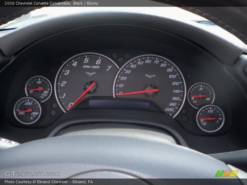  2009 Corvette Convertible Convertible Gauges