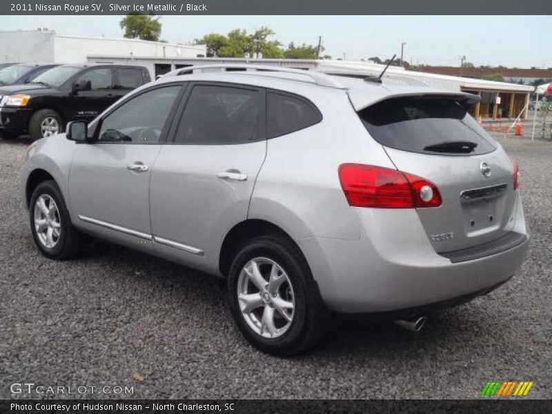 Silver Ice Metallic / Black 2011 Nissan Rogue SV