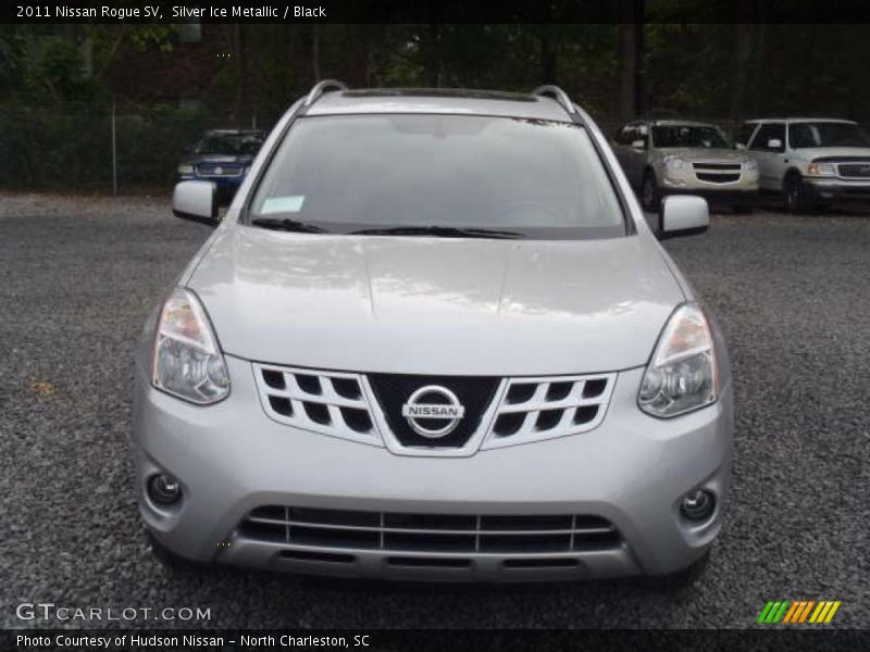 Silver Ice Metallic / Black 2011 Nissan Rogue SV