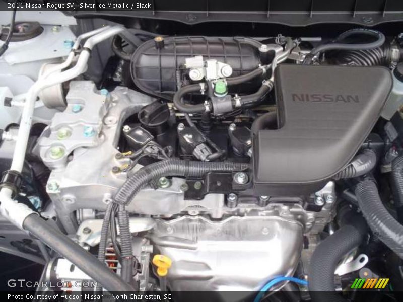 Silver Ice Metallic / Black 2011 Nissan Rogue SV
