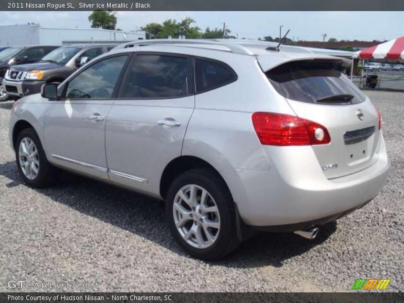 Silver Ice Metallic / Black 2011 Nissan Rogue SL