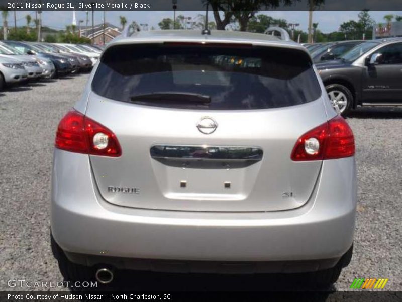 Silver Ice Metallic / Black 2011 Nissan Rogue SL