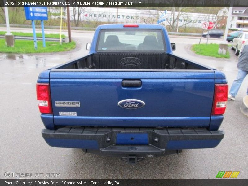 Vista Blue Metallic / Medium Dark Flint 2009 Ford Ranger XLT Regular Cab