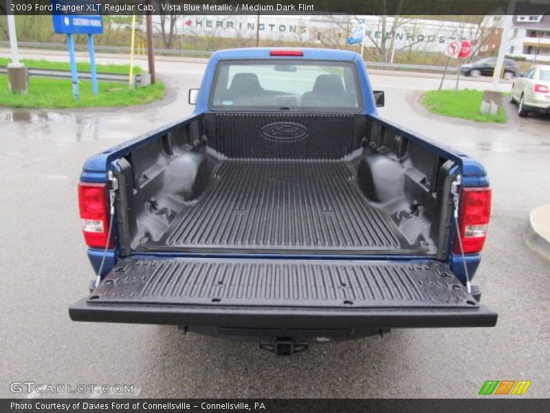 Vista Blue Metallic / Medium Dark Flint 2009 Ford Ranger XLT Regular Cab