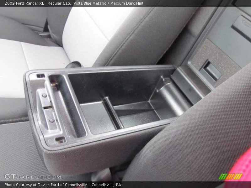 Vista Blue Metallic / Medium Dark Flint 2009 Ford Ranger XLT Regular Cab