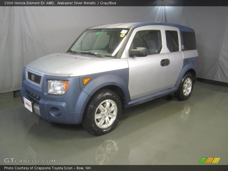 Alabaster Silver Metallic / Gray/Blue 2006 Honda Element EX AWD