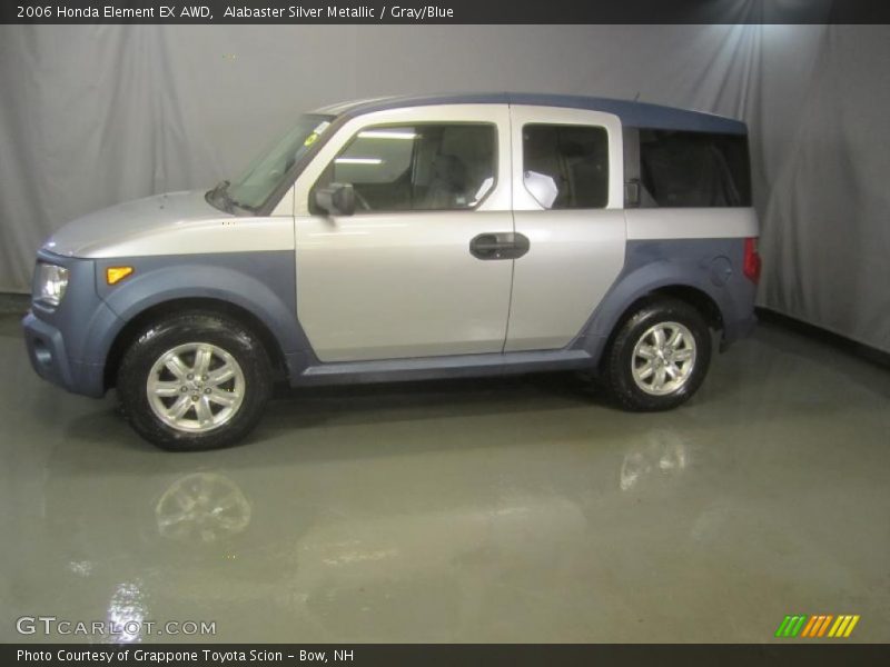 Alabaster Silver Metallic / Gray/Blue 2006 Honda Element EX AWD
