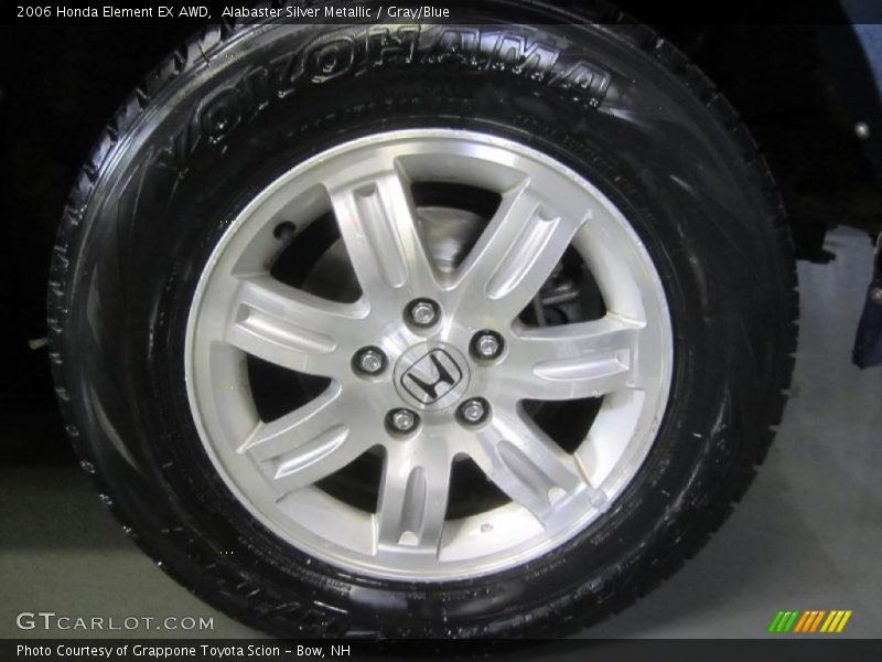 Alabaster Silver Metallic / Gray/Blue 2006 Honda Element EX AWD