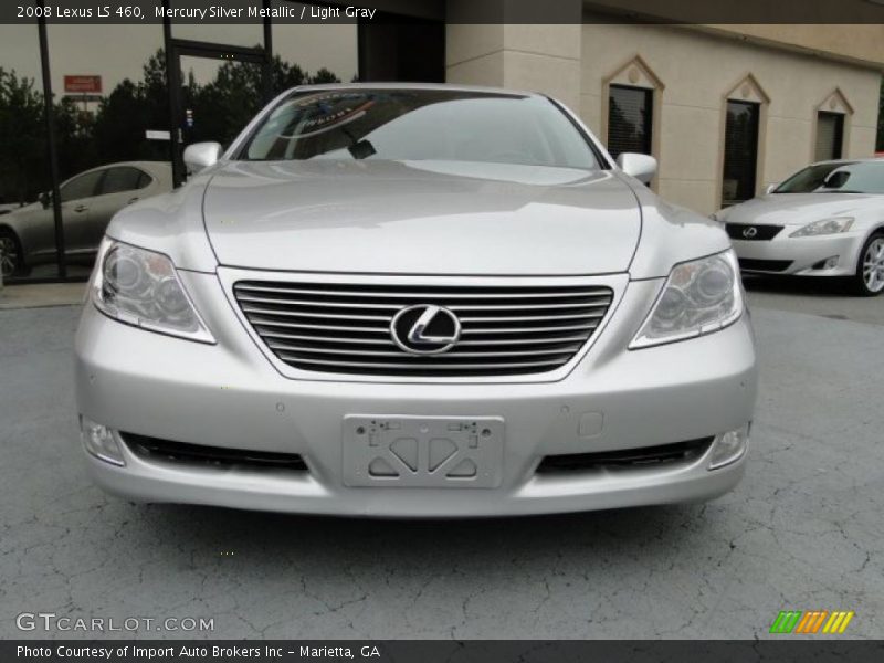 Mercury Silver Metallic / Light Gray 2008 Lexus LS 460